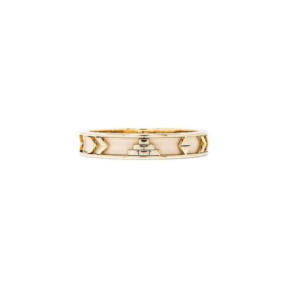 House of Harlow 1960 Jewelry - House of Harlow 1960 Aztec Bangle in Gold Tone Cream
